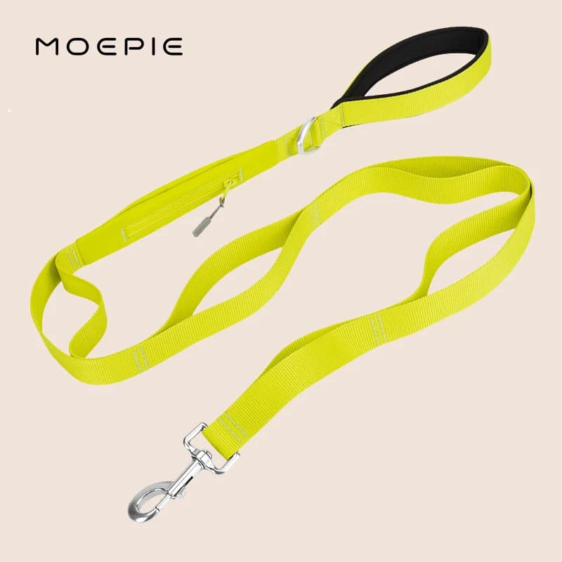 MOEPIE Guinzaglio per cani Leggero Cani di taglia grande e media Schnauzer Shibaichiba Shepherd Guinzaglio per cani anti-breakaway Guinzaglio da passeggio