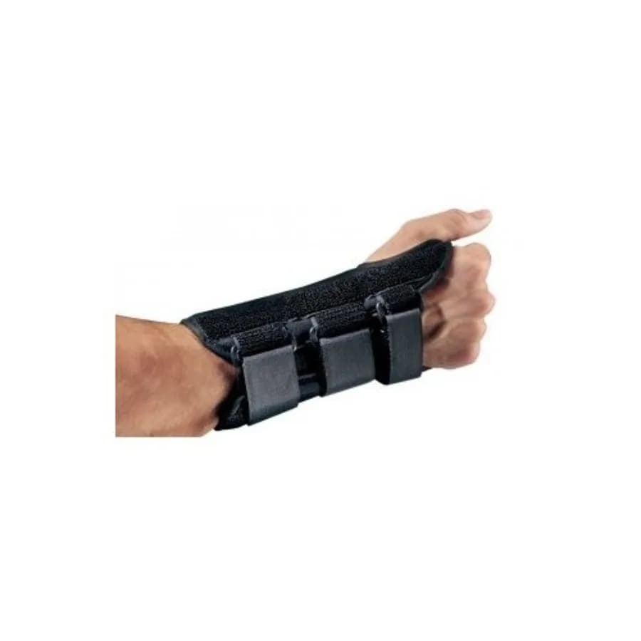 Wrist Brace for Support of the Wrist, Comfort Form, Right Hand X-Large Black