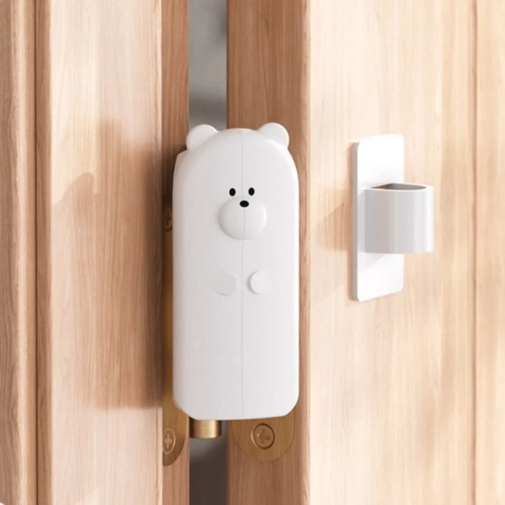 Door Stopper Baby Safety Lock Anti-grip Silicone Finger Protector Easy to Install Anti Pinch Hand Children Security