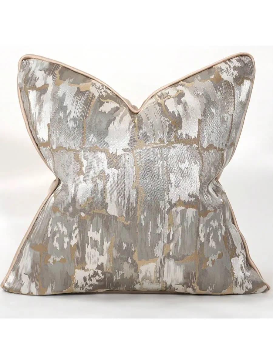 Luxury Geometric Decorative Pillow Cover With Hidden Zipper For Sofa Bed Chair