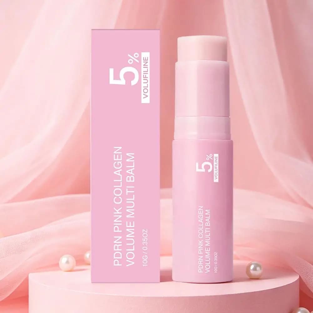 1/2 pz 10g Stick Crema Viso Multifunzionale Rassodante Idratante Illuminante Antirughe PDRN Collagene Rosa Volume Multi Balm