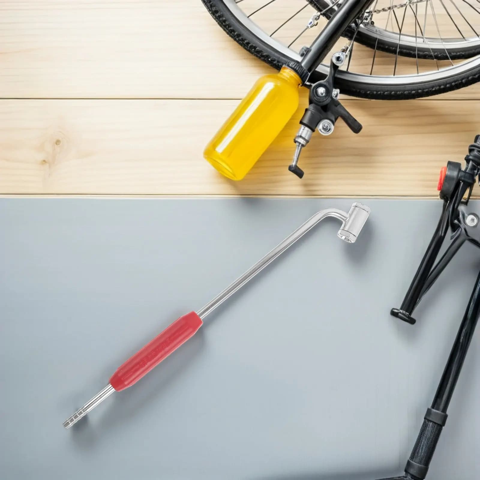 Adattatore Prolungato per Gonfiaggio Pneumatici Auto, Camion, Camper, Moto - Attacco Rapido da 8mm per Valvole Profonde - Presa di Precisione