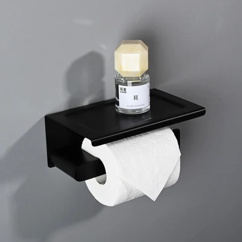 Wall Mounted Toilet Paper Holder Tissue Holder for Kitchen Stainless Steel Toilet Paper Roll Storage Hanger Bathroom Accessories