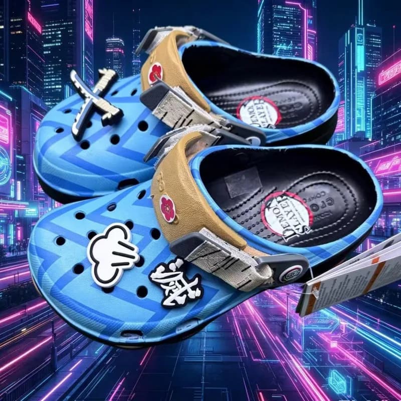 Summer Men Non-Slip Home Shoes Anime Demon Slayer Slippers Outdoor Travel Beach Sandals Gift Slipper Cartoon Cave Shoes