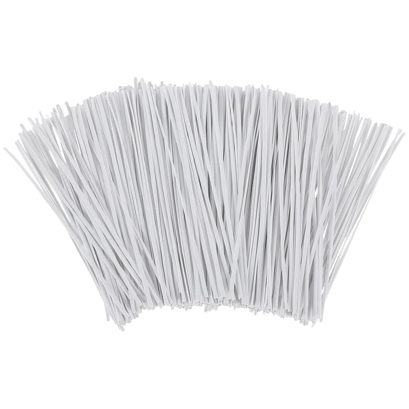 1000Pcs Cable Ties Heavy Duty Plastic with Iron Core for Wire Cord Cable Management At Home Office Garage Craft Room Reusable