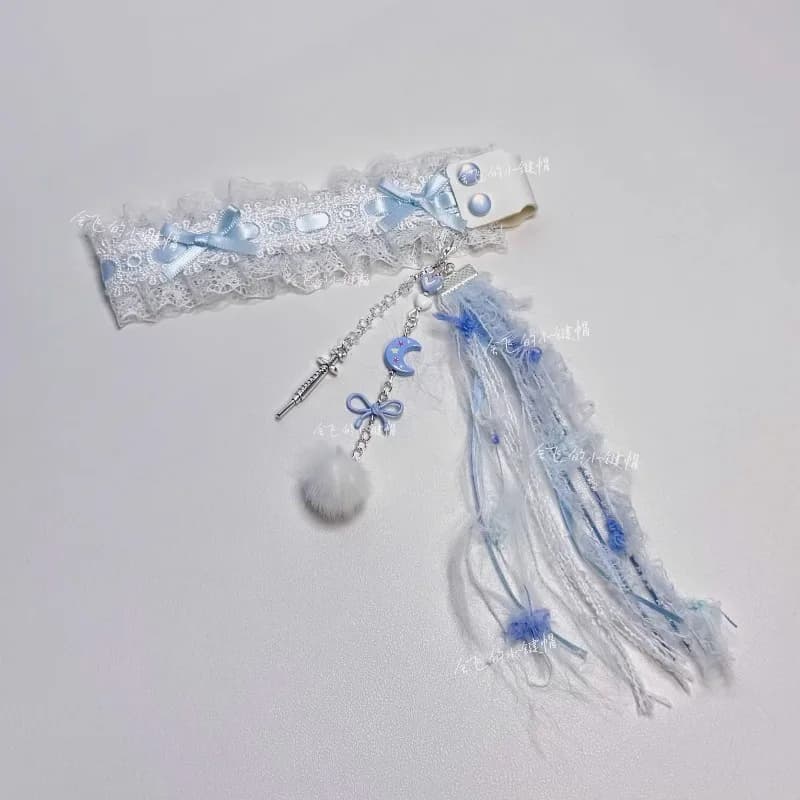 Nastro Decorativo Laterale Personalizzato per Tastiera, Decorazione in Pizzo Occhio di Gatto per Accessori Tastiera Meccanica, Regalo