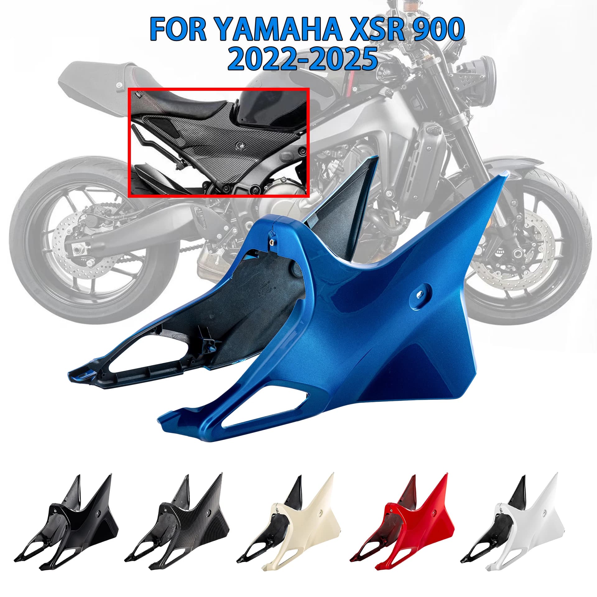 Accessori Moto: Carene Laterali Sinistra e Destra, Protezione Telaio per Yamaha XSR900 XSR 900 2022 2023 2024 2025
