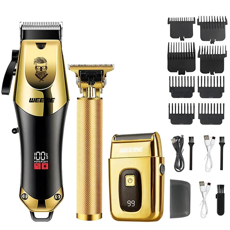 Vintage Men's Electric Haircut T9 Haircut/Hearing Machine for Rechargeable Hair with Gift Nose Haircuts Kit for Boyfriend