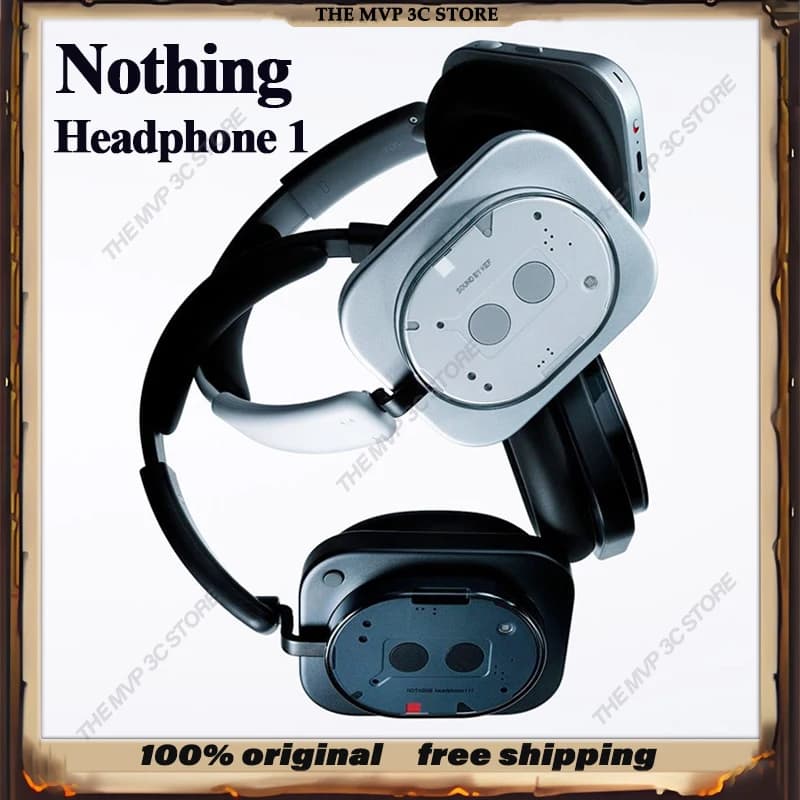 New Version No Headphone 1 Custom Bluetooth Headphones Gaming Music Light Wireless Headphones ADACTIVE ANC Gift PC
