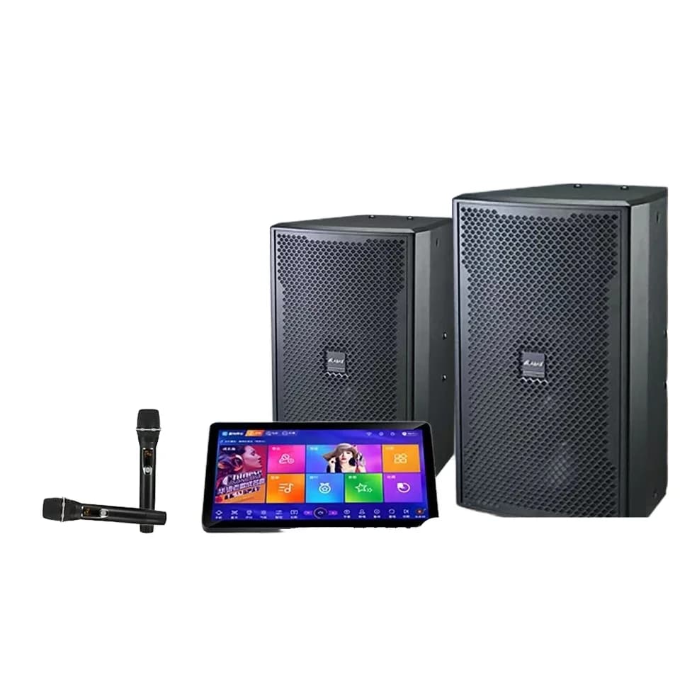 Nuovo Modello 2025: Sistema Karaoke All-in-One con Touchscreen da 19,5 Pollici, Microfono, KTV, Funzione di Download Cloud, Nuovo Lettore Karaoke