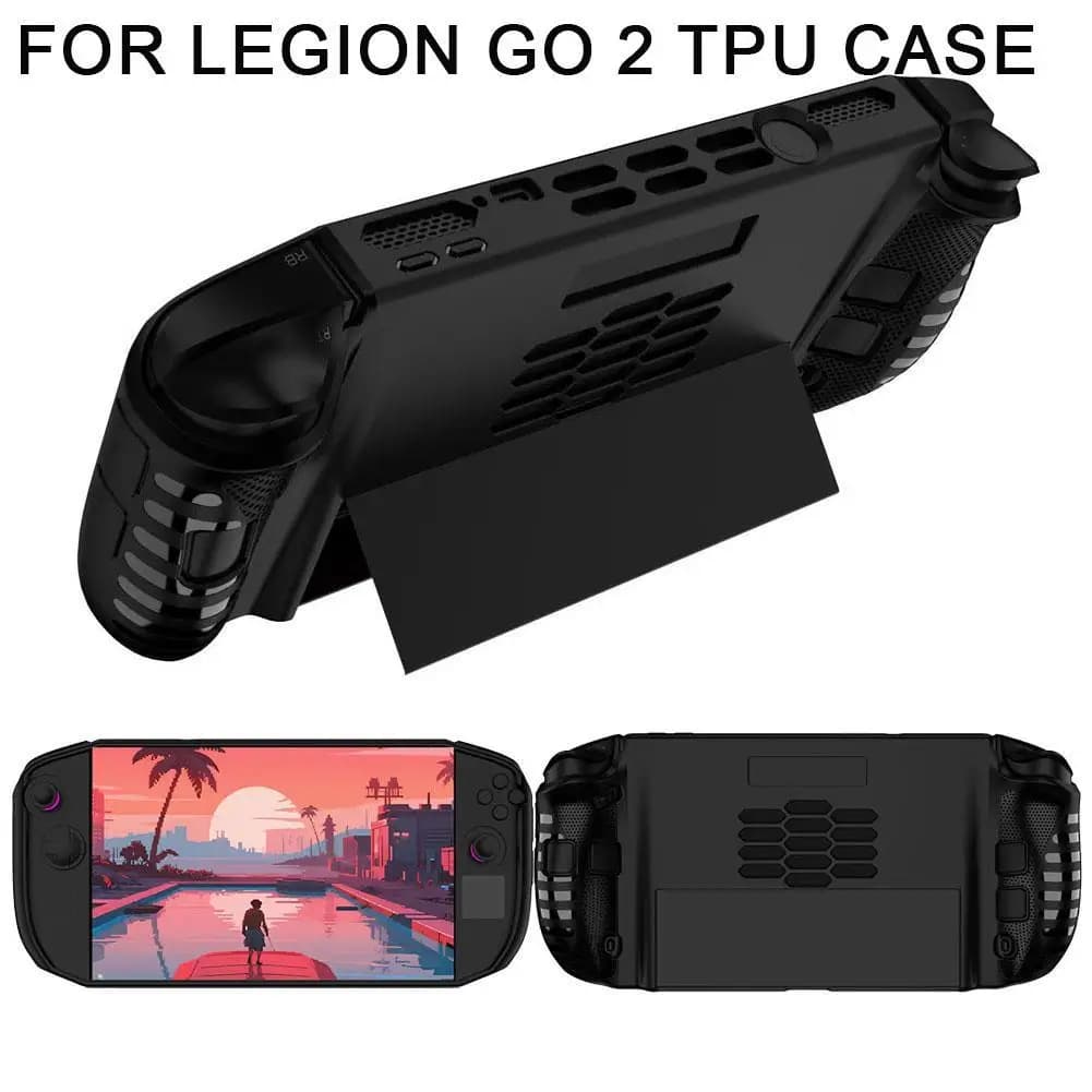 Custodia Protettiva Morbida in TPU Anti-Graffio e Anti-Urto per Legion Go 2 con Supporto e Impugnatura Ergonomica