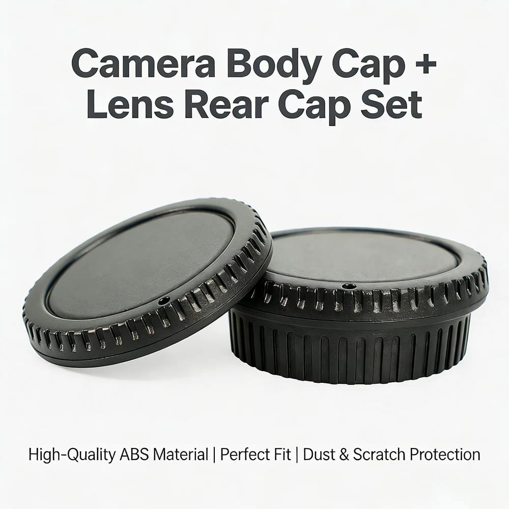 Copriobiettivo e Copriobiettivo Posteriore per Canon EOS 5D4 5D3 5D2 6D2 90D 80D 70D 800D 750D 850D 6D 6D2 6D3 7D - Accessori DSLR