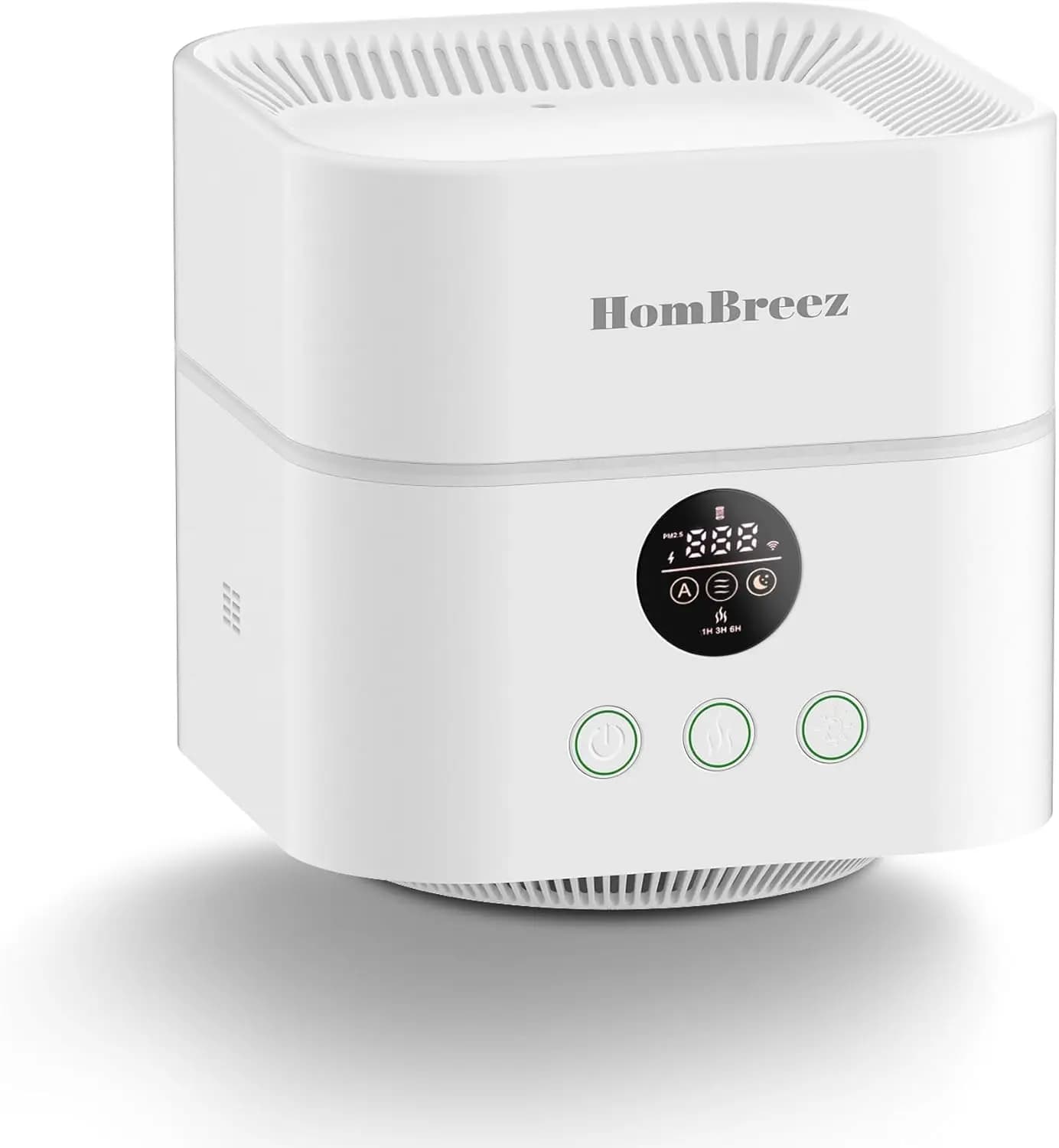 Purificatore d'Aria 3-in-1, Umidificatore e Diffusore per Camera da Letto, Filtro HEPA H13, Serbatoio da 500ML, Nebbia Fredda Silenziosa per Stanza di Bambini e Animali