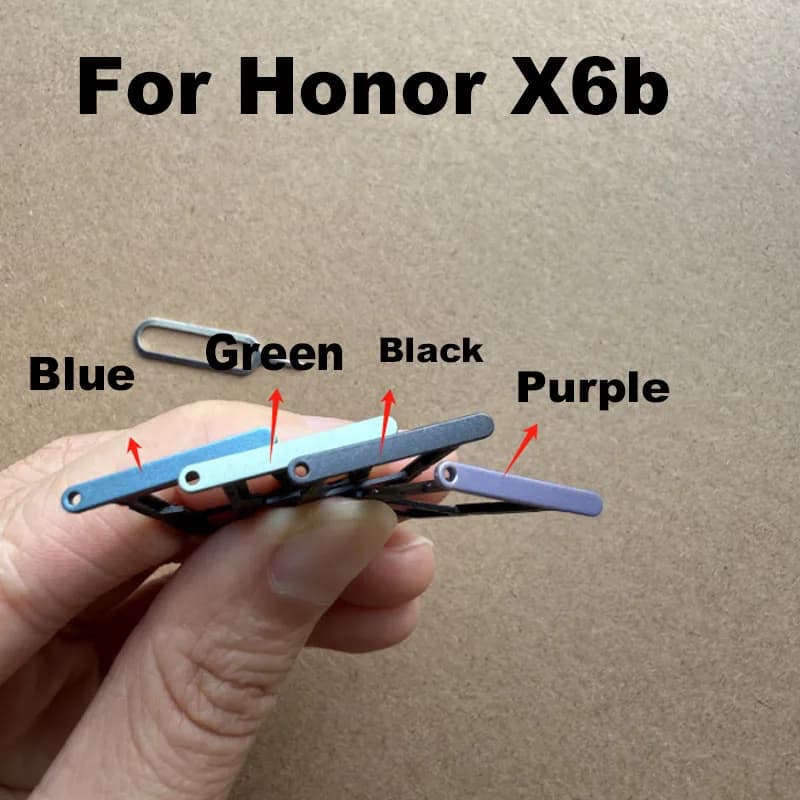 Nuovo per Huawei Honor X6b vassoio scheda SIM supporto per slot presa adattatore connettore parti di riparazione sostituzione