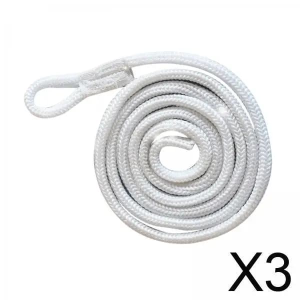 Parafanghi per barche Paraurti Corda bianca in PP Resistente all'abrasione Linea di ormeggio per protezione dock Pontone e uso marino