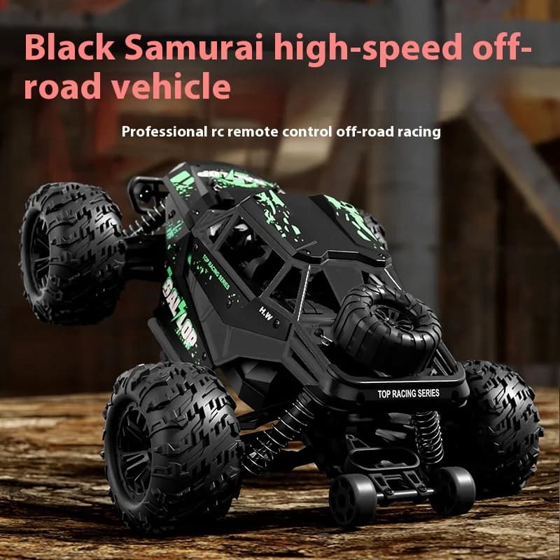 Rc Remote Control Car Black Warrior High-Speed Remote Control Toy Four-Wheel Drive High-Speed Off-Road Racing Car Drifting