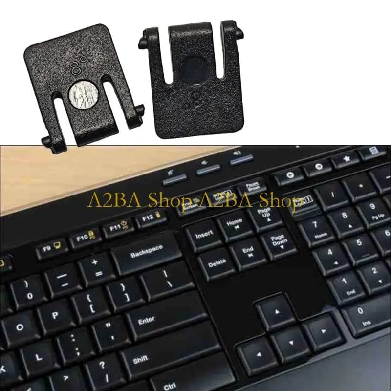 A2BA 1Pair Piedini per Tastiera ergonomici Supporto per Tastiera Wireless MK520 K520 Base antiscivolo Digitazione