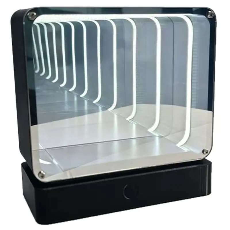 A02F-4D Tunnel Night Rechargeable Touch Control Desk Lamp For Gaming Setup Room Decor
