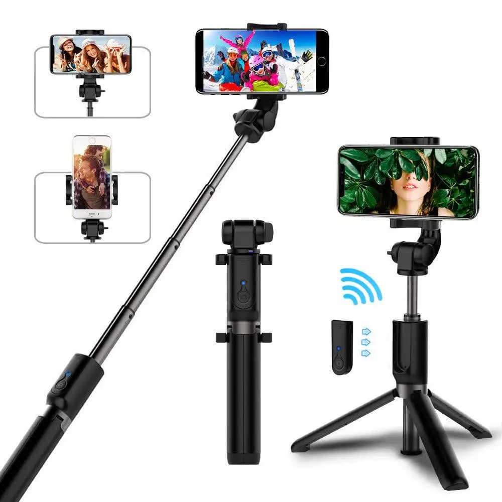 Supporto per treppiede per selfie stick per telefono cellulare per iPhone 15 Pro Max 14 Xiaomi Redmi Huawei Honor Samsung Accessori per smartphone