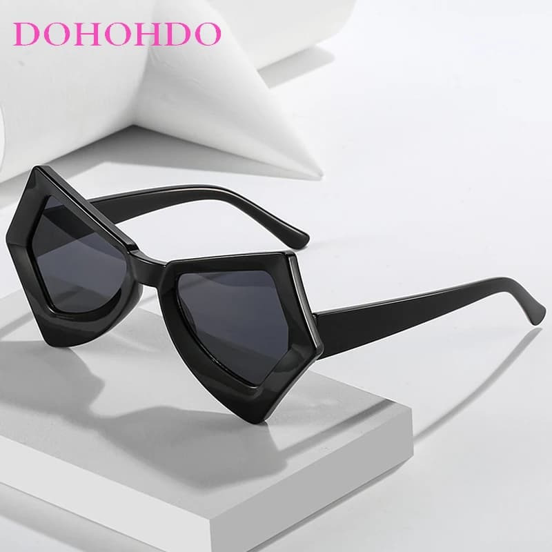 Nuovi Occhiali da Sole da Uomo di Tendenza, Design Irregolare Poligonale, per Guida e Viaggi Estivi, Occhiali da Sole Femminili UV400