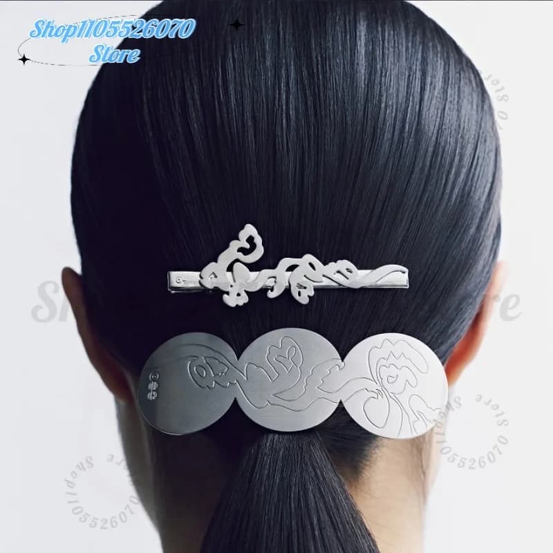 2026 Arirang Concert Silver Hair Clips Set,Kpop “What Is Your Love Song”Baseball Cap & Red Canvas Tote Bag for Party Favors