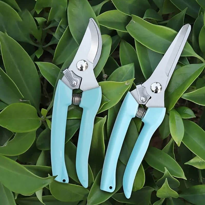 2 pieces stainless steel pruning shears for M4YD portable gardening scissors