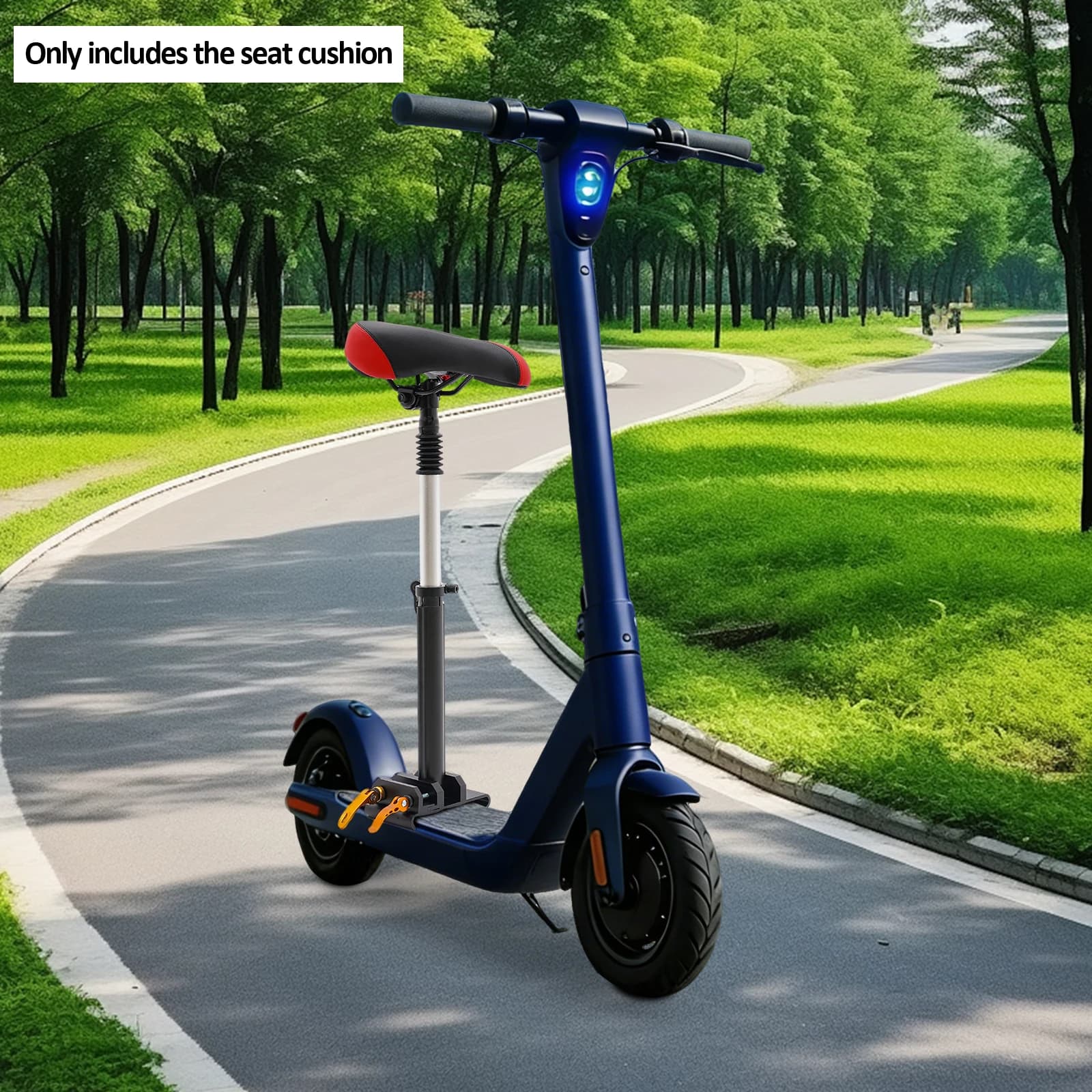 Adjustable Height Scooter Seat, Scooter Saddle Chair, PU Comfortable Electric Scooter Cushion for Xiaomi M365/M365 Pro