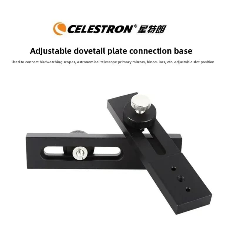 Celestron Dovetail Equatorial Connecting Plate for Astronomical Telescope Binocular Finder Scope Accessory