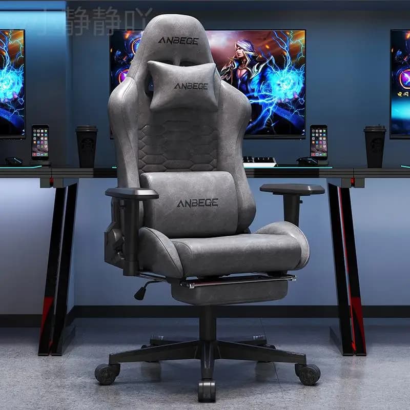 Sedia da gioco comoda girevole ergonomica moderna elastica poggiapiedi direzionale sedia da ufficio design traspirabilità mobili per ragazzi