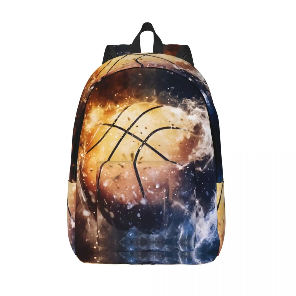 Zaino da basket leggero per scuola superiore, escursionismo, viaggi, sport, giochi di palla, zaino per uomo, donna, borse di tela per college