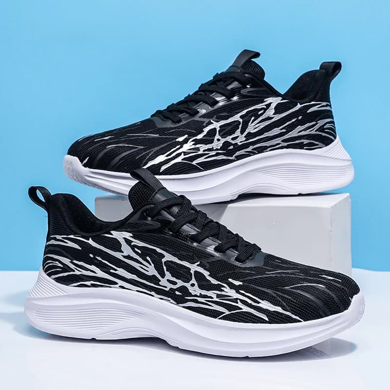 Summer breathable mesh shoes men's wide-footed sneakers 50 light running shoes 49 graffiti men's plus size walking shoes 48