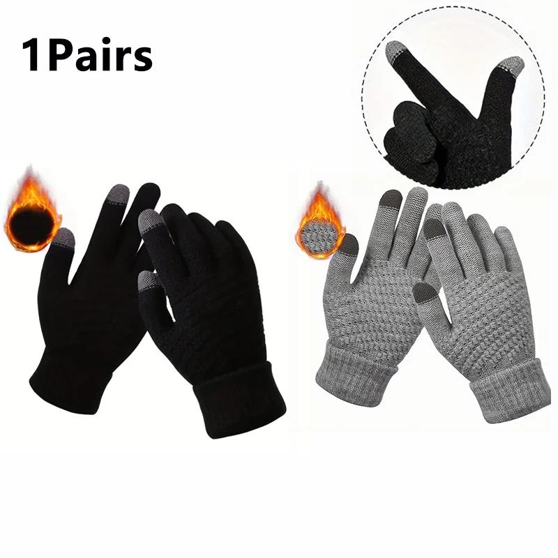 New outdoor winter ski gloves with touch screen operation for mobile phone Thick and hot sports gloves for men and women