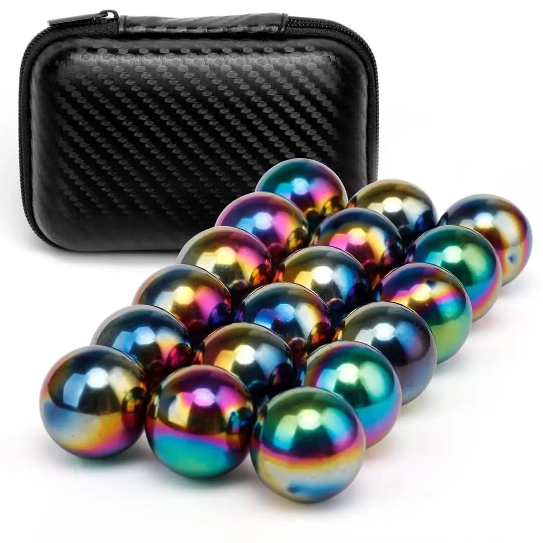 Palline magnetiche Anti-stress Fidget Toys, 20 pezzi da scrivania EDC Giocattoli antistress Gioco sensoriale Antistress per ADHD Autismo Adulti Uomo
