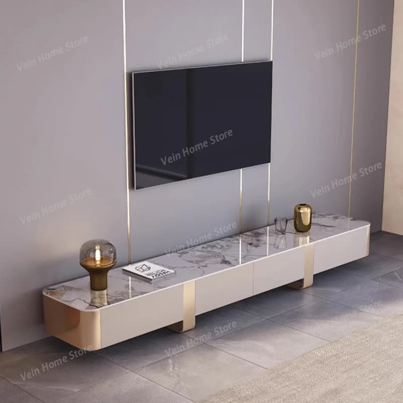 Living Room Luxury Tv Stands Metal Legs Supports High End Tv Stand Modern Aesthetic Meuble Television Salon House Accessories