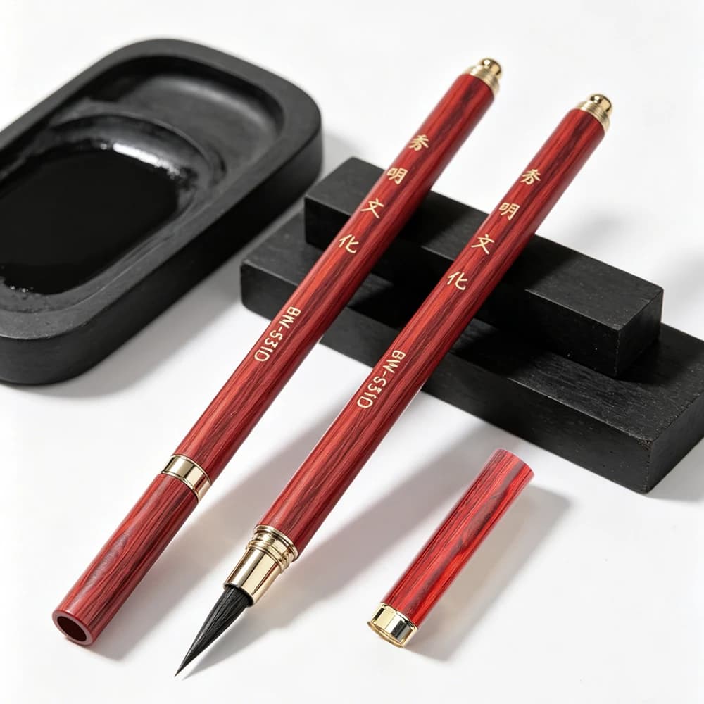 Artsecret 1PC Calligraphy & Detail Art Brush Travel Paint Brush for Fine Detailing Watercolor Acrylic Gouache Inks Painting