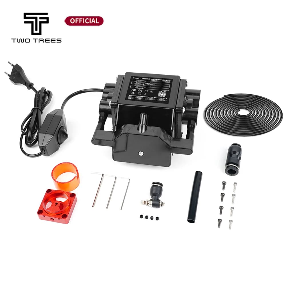 Twotrees Air Flow Service Kit 10-30L/min Low Noise Air Service Pump Remove Smoke and Powder For Laser Engraver