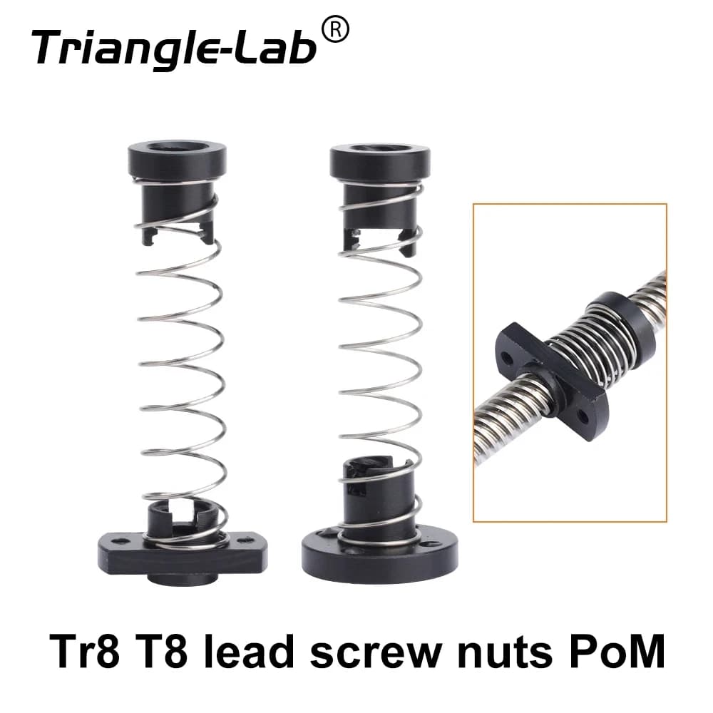 Trianglelab Tr8 T8 screw nuts POM self-lubricating anti-game nuts for 3D printer ender 3 ENDER 5 itch mk3S CR10 VORON