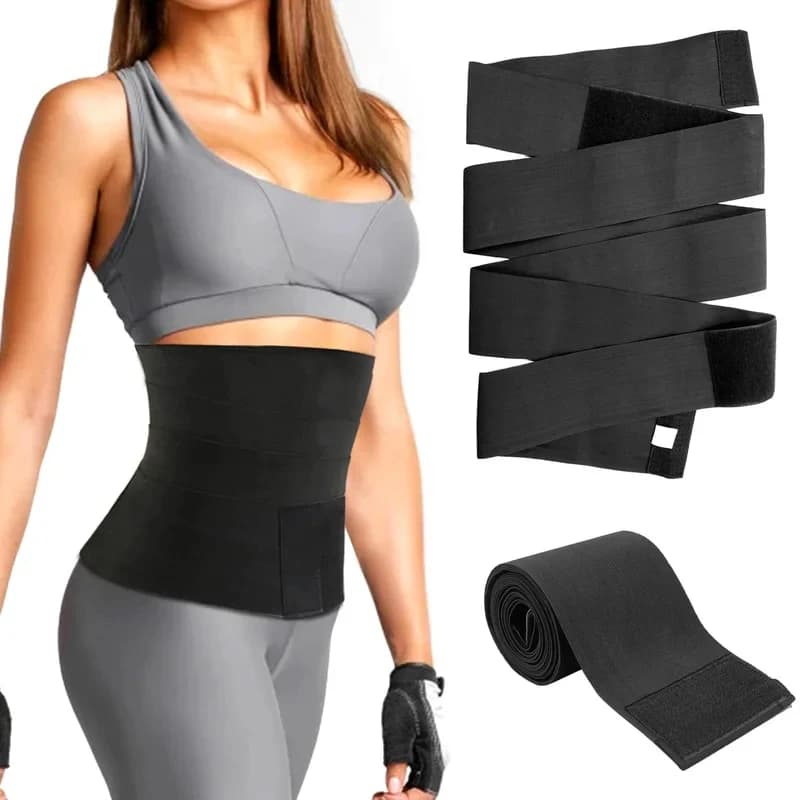 1/2 Pezzi Fascia Modellante Invisibile per Donna, Cintura Dimagrante Addominale con Anello, Fascia Modellante per Pancia/Ventre/Corpo