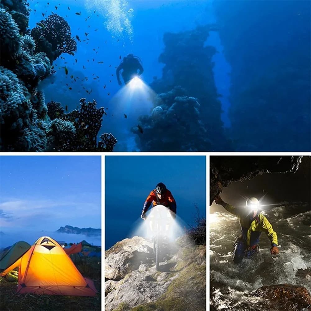 ABVT-2X Diving Light LED Dimmable Night Light Video Light Diving Und Erwater Light For Go Pro Hero