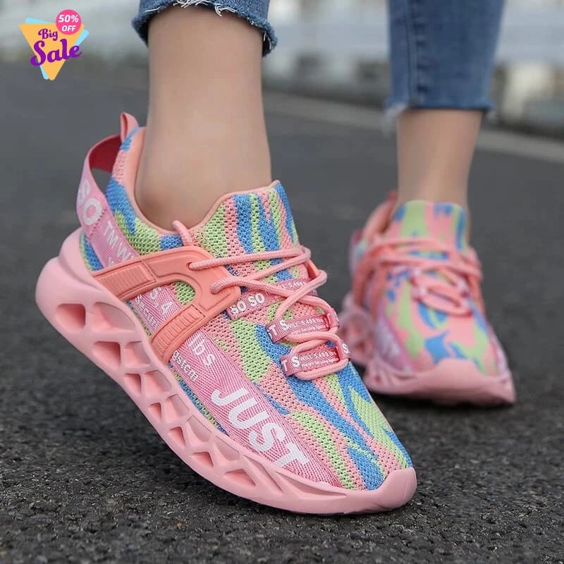 Scarpe Sportive Casual Traspiranti alla Moda, Antiscivolo e Ammortizzanti, Scarpe da Corsa in Rete per Coppie, Scarpe da Donna Primavera Autunno