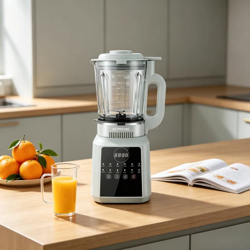 Multifunctional Heating Soymilk Maker Blender Filter-Free Detachable Blades Easy Clean Small Household Food Processor Kitchen