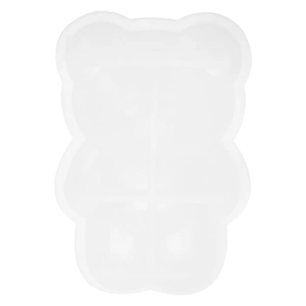 Stampo in Silicone per Ornamenti a Forma di Orso, 1 Pezzo, per Creazioni Artigianali in Resina Epossidica, Decorazioni Natalizie per Porte, Riutilizzabile