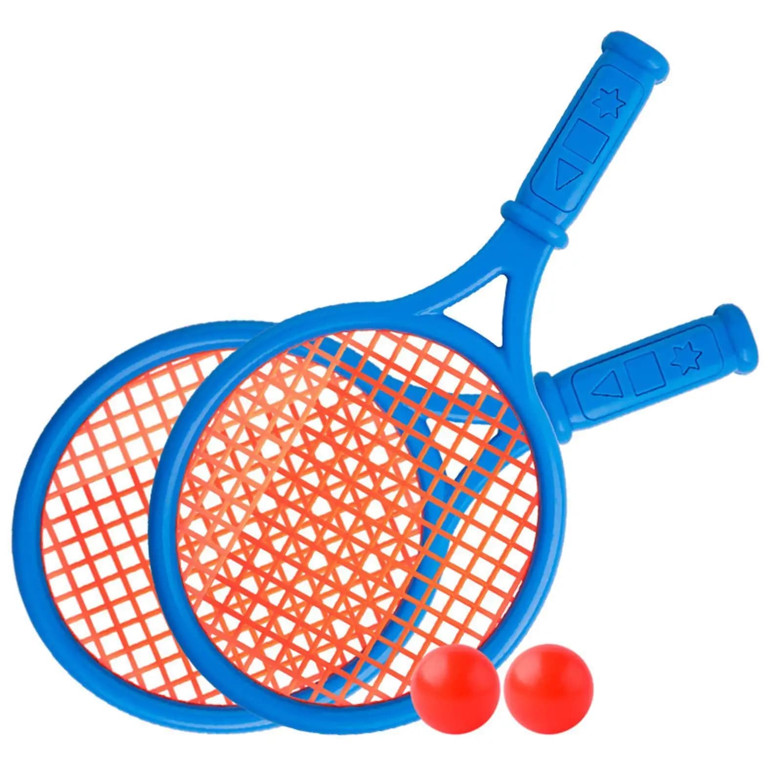 Children’s Tennis Racket and Ball Set ABS Plastic Rackets for Garden Beach Play Educational Sports Game