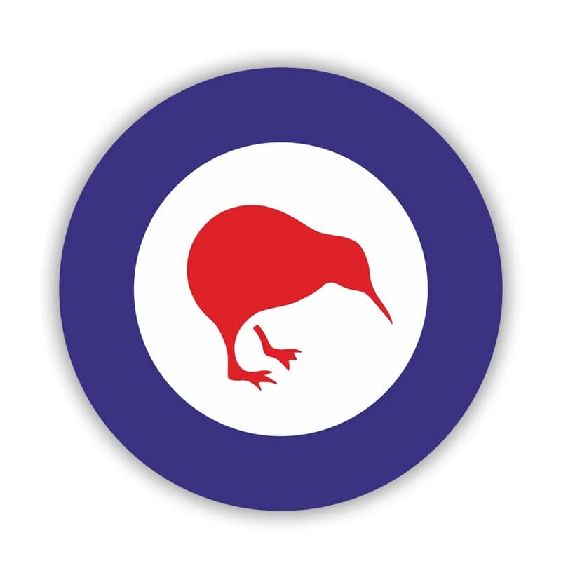 CK21173# New Zealand Roundel Military Sticker for Laptop Book Fridge Guitar Motorcycle Helmet ToolBox Door PC Boat