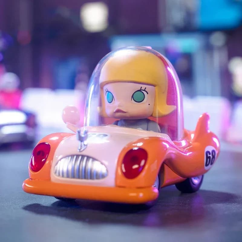 POP MART POPCAR Super Track Series Blind Toys Kawaii Anime Action Figure Surprise Mystery Box Girls Gift