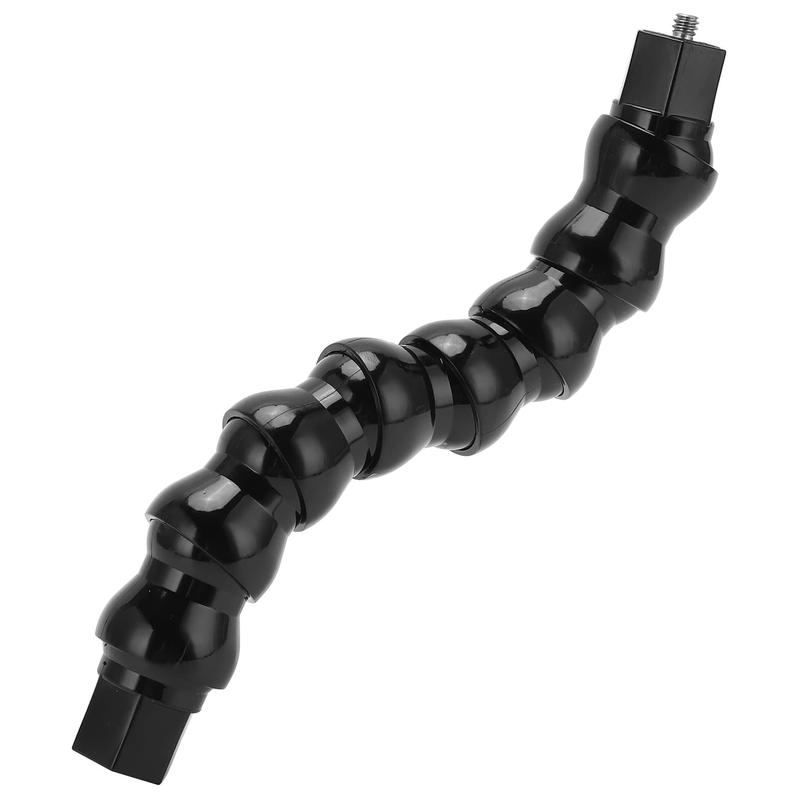 8 Sections Gooseneck Camera Mount ABS Lightweight Flexible Arm Bracket Mount 1/4in Screw Hole to 1/4in Screw for DJI Action 5Pro