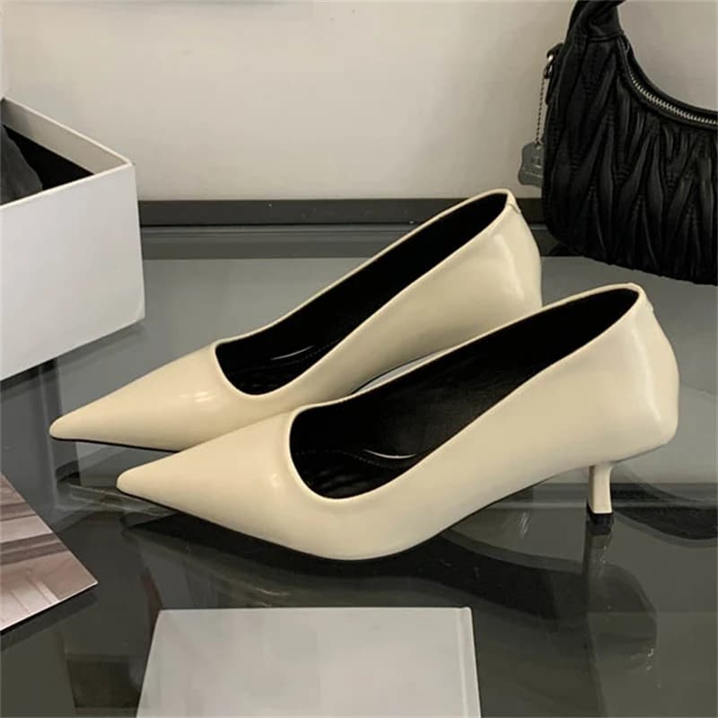 Eiyken Spring Autumn Sexy Women's Décolleté With Pointed Toe Elegant Slim Low Heels Comfortable Women's Shoes For Dance Dress Stripper