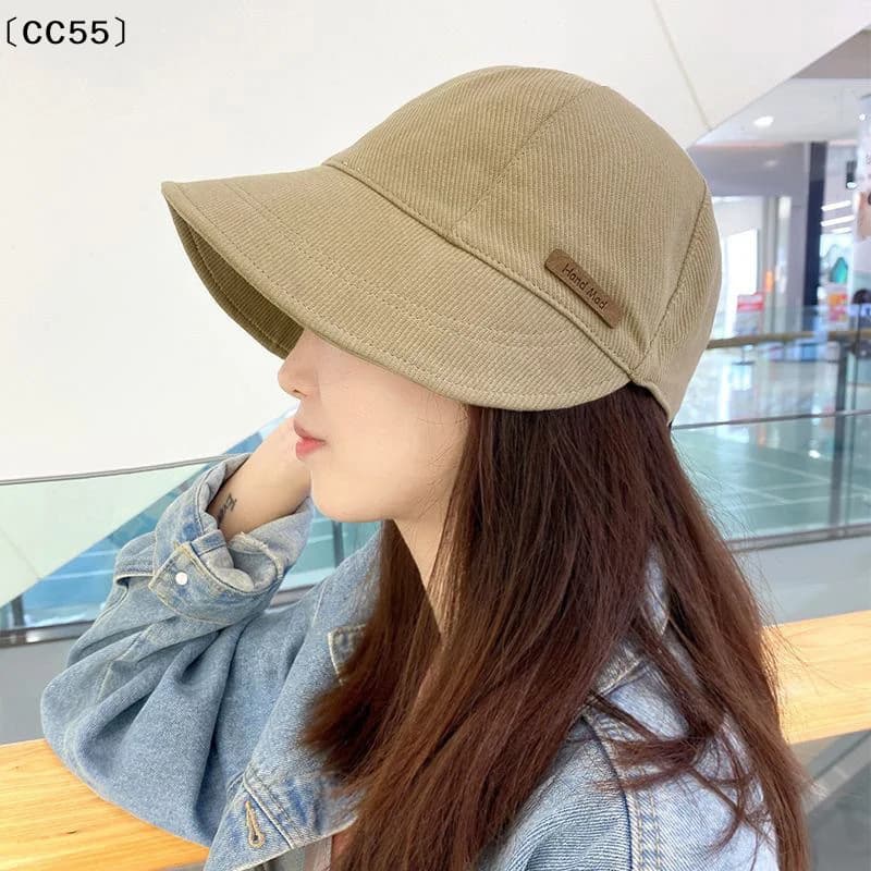 〔CC55〕Foldable Sunhat Summer Outdoor Beach Baseball Hat Sunscreen UV Protection Cap Adjustable Cotton Wide Brim Bucket Caps