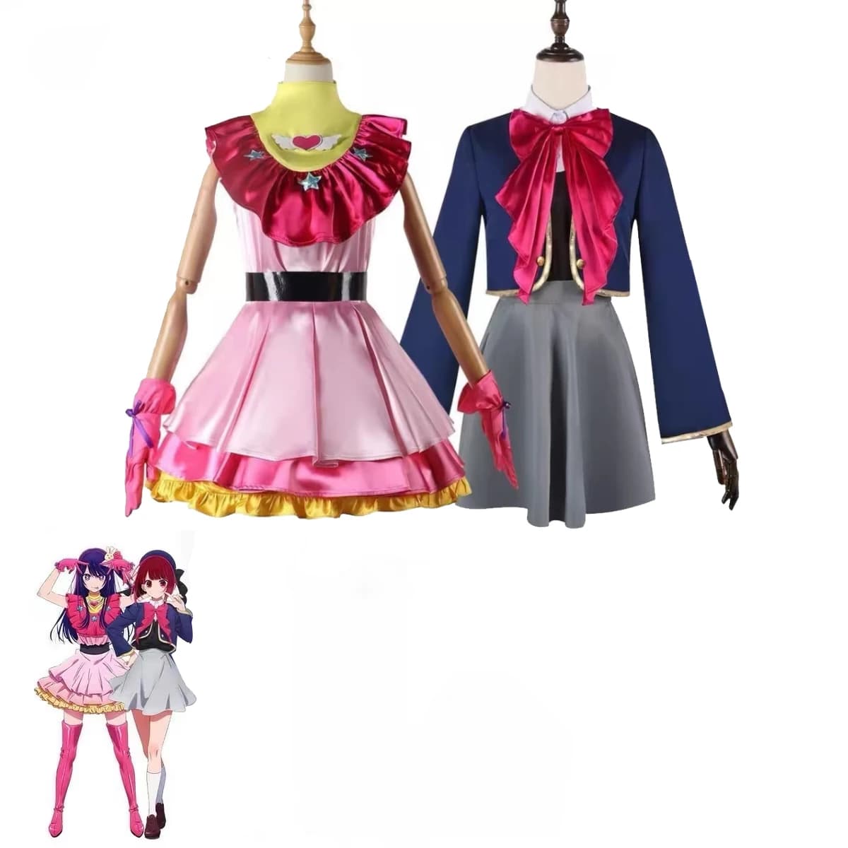 Oshi No Ko Anime Cosplay Costume 3 Styles School Uniform Dress For Halloween Fancy Dress Comic Con Party Role Play Suit