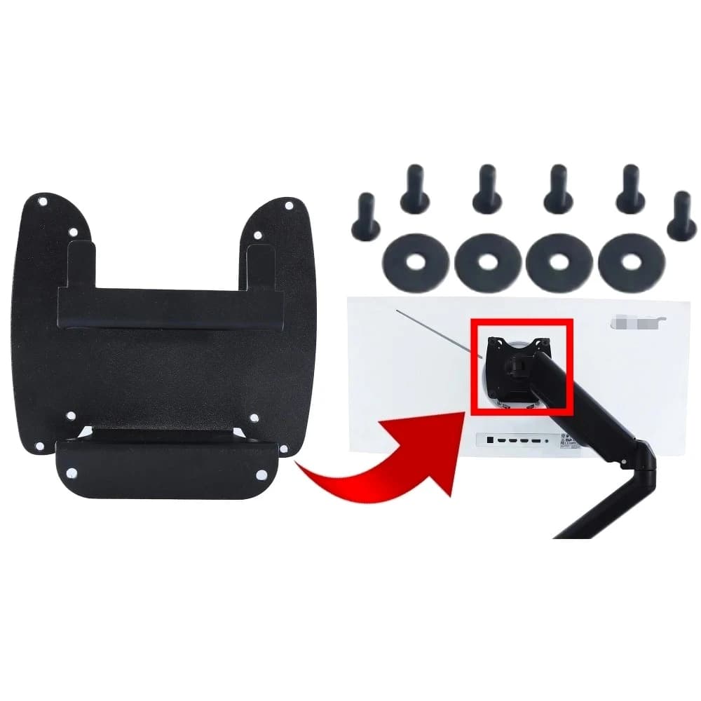 NEW VESA Wall Mount Adapter for Acer XZ306CX XZ6 ED306C ED6 UM.RX6EE.X01 Monitor Bracket Mounts to Stand / Arm / Desk Mount
